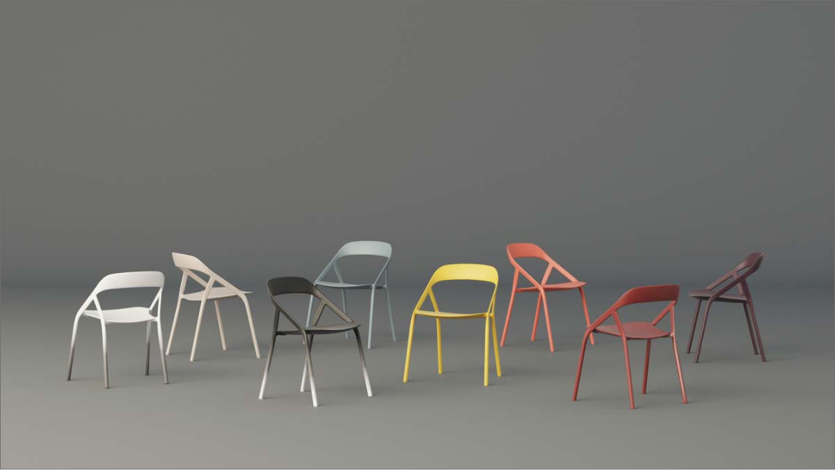 LessThanFive chair by Coalesse - Design Coalesse Design Group & Michael Young