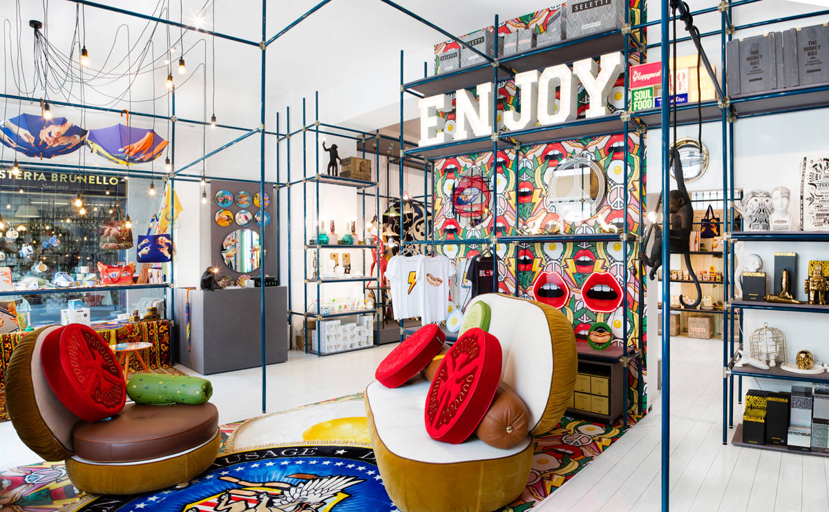 Il nuovo flagship store Seletti all insegna della pop  art  