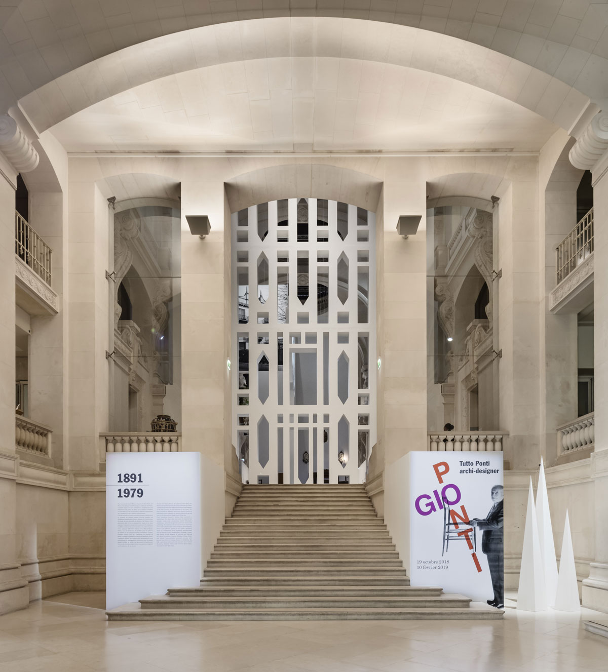 MAD, Musée des Arts Décoratifs, exposition " Tutto Ponti, Gio Ponti  Archi-Designer", 2018, Paris.