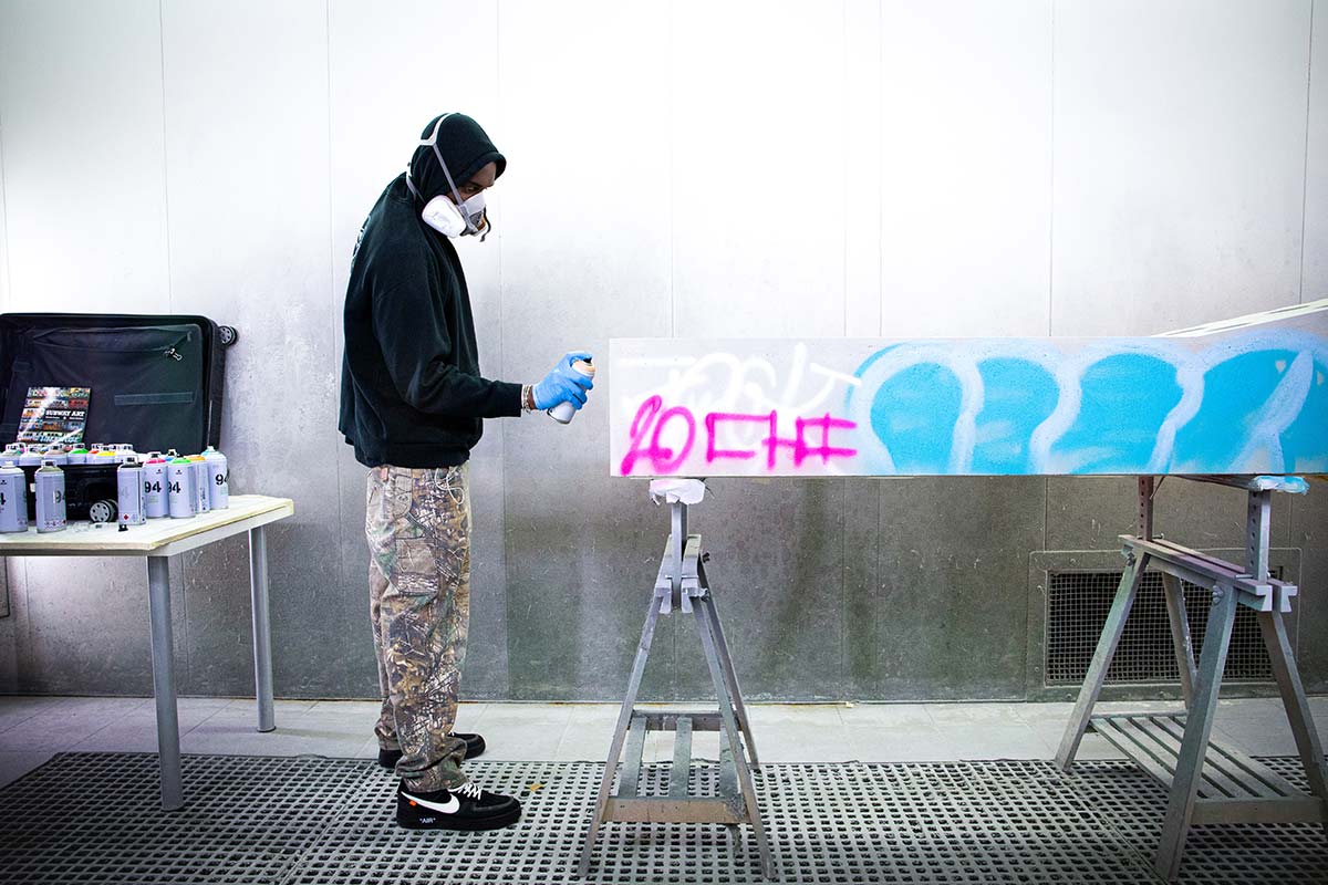 Artist paints tribute to Virgil Abloh in Wynwood