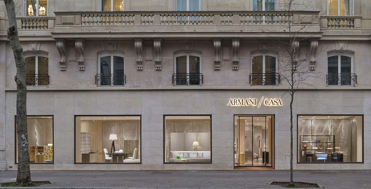Vetrine Armani/Casa, Store a Parigi