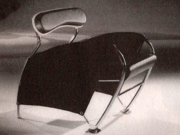 Poltrona della linea Dinamic, designer Iosa Ghini, 1986