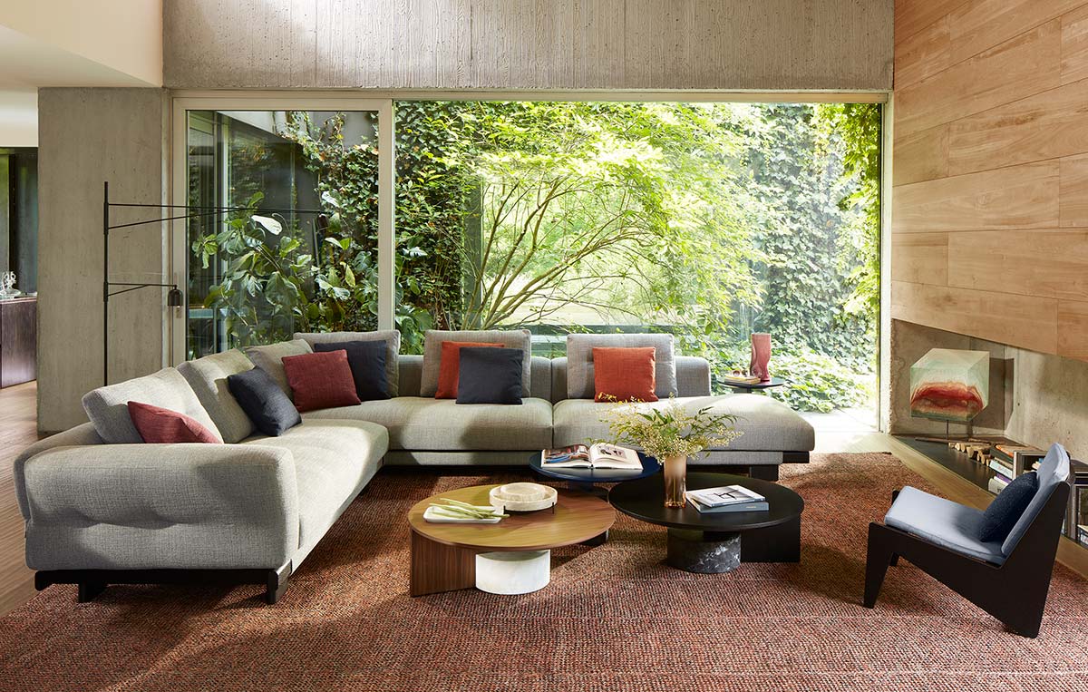 Sengu Sofa by Cassina, Design Patricia Urquiola - Photo © DePasquale+Maffini