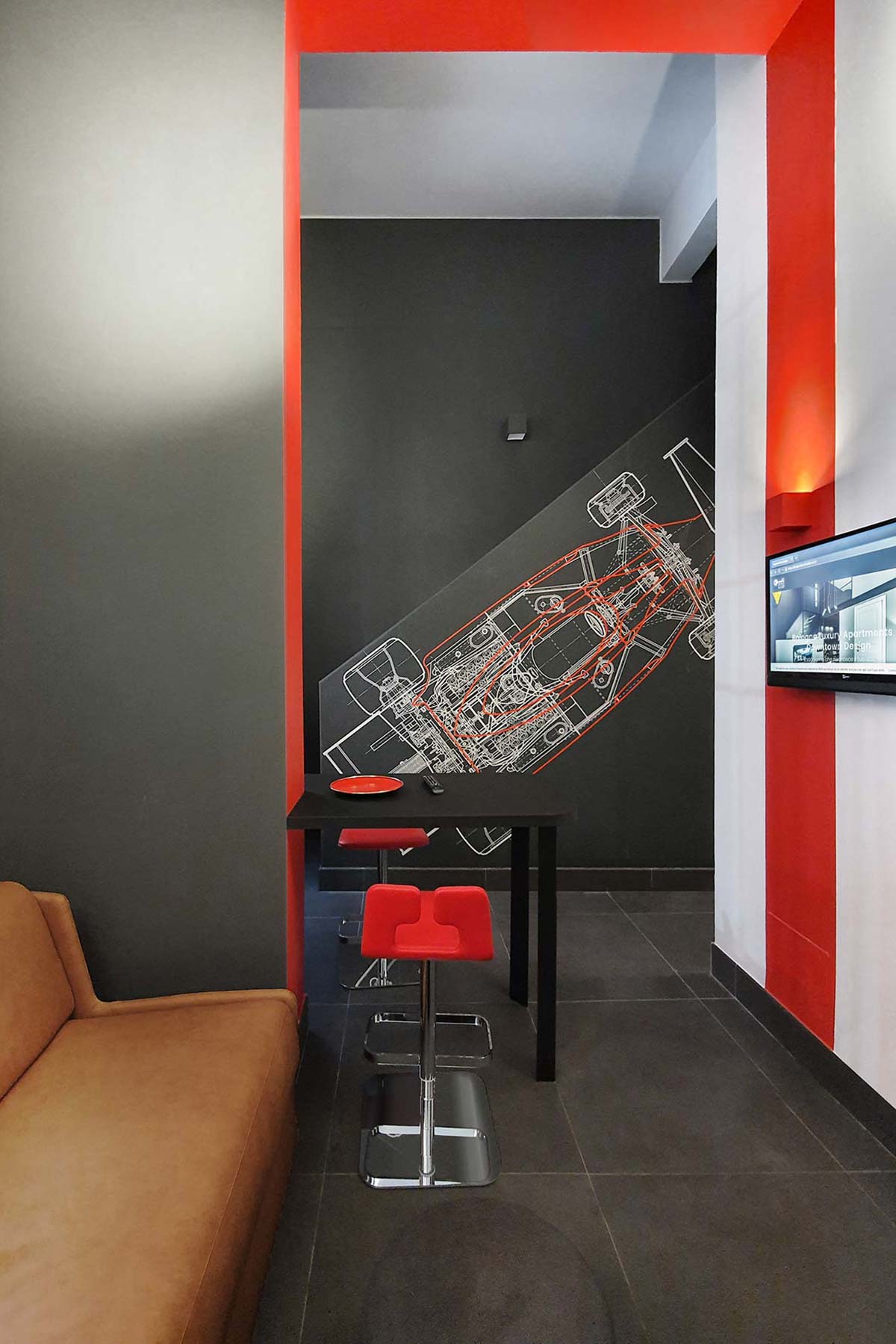 Red Racing, Design Club Branded Apartments, Bologna