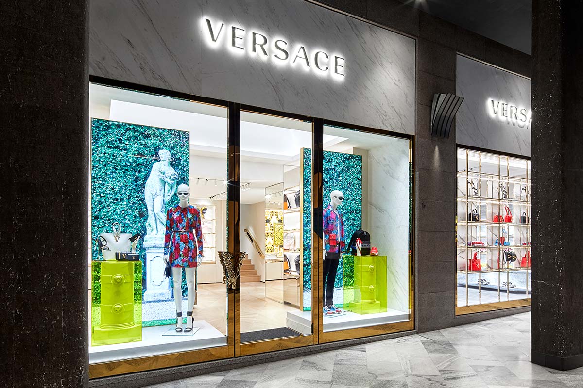 Versace store, Bologna, Italy