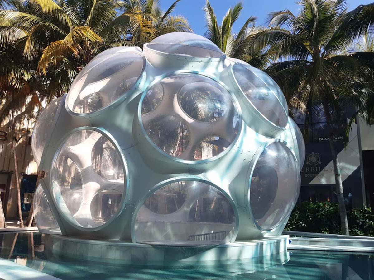Fly's Eye Dome by Buckminster Fuller - Design District, Miami