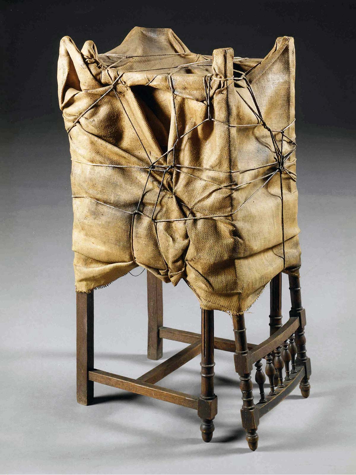 Two Wrapped Chairs by Christo - Photo © Wolfgang Volz