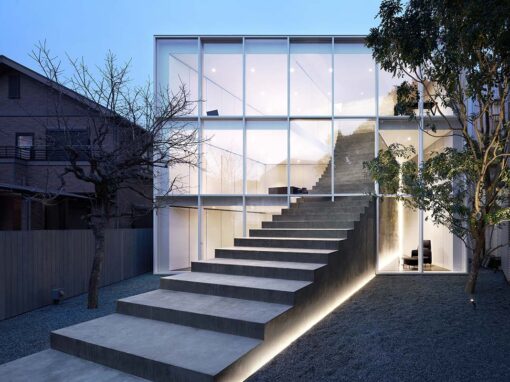 Stairway house by Nendo