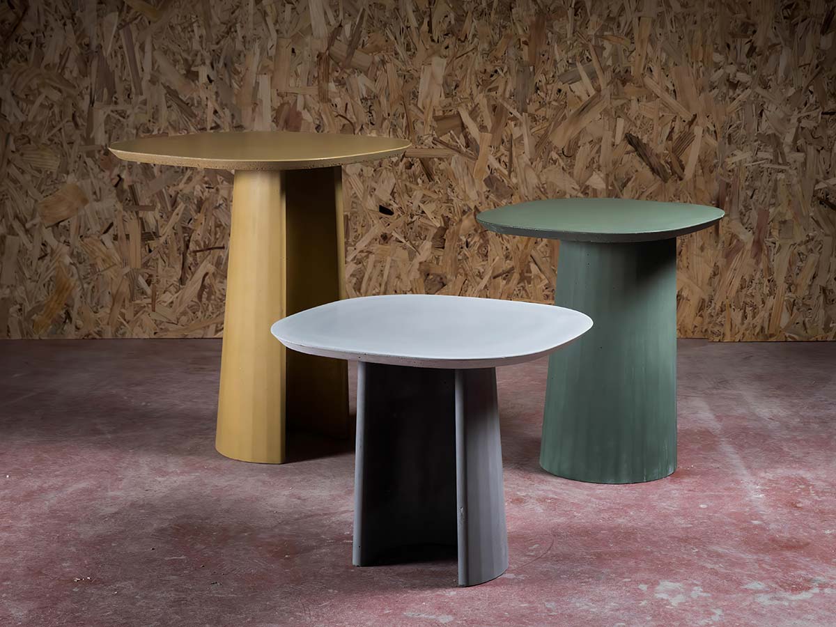 Fusto Coffee Table I II III by Forma&Cemento, Design Studio Irvine