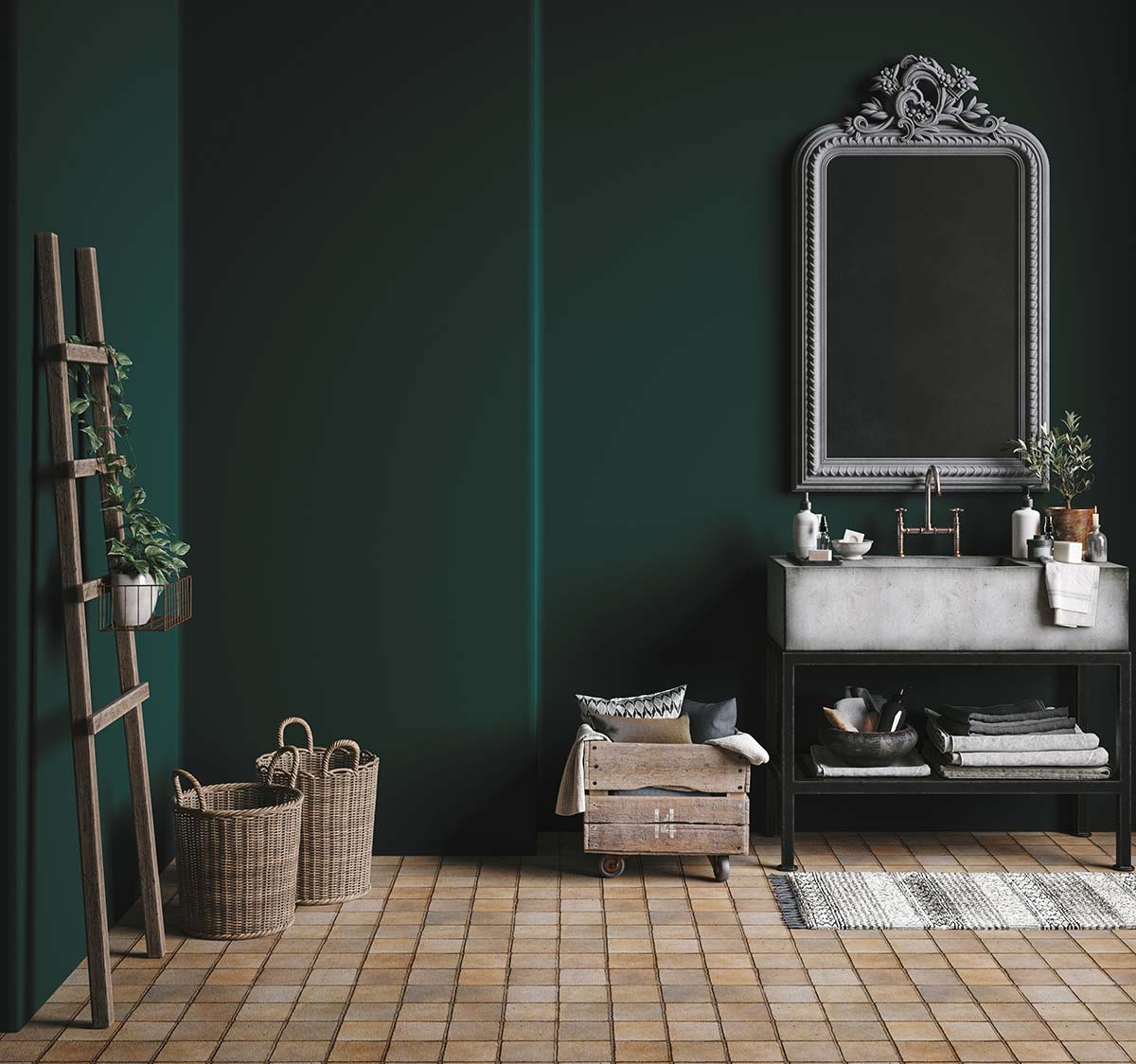 Olive Tree Dark, MATmotion collection by Novacolor