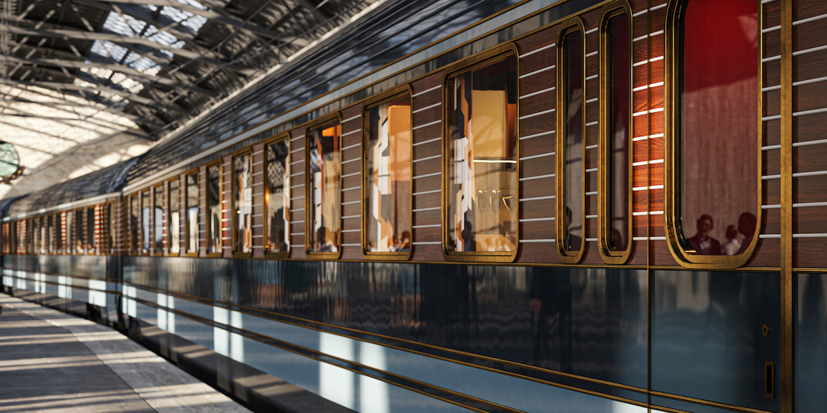 Orient Express La Dolce Vita - rendering © Dimorestudio