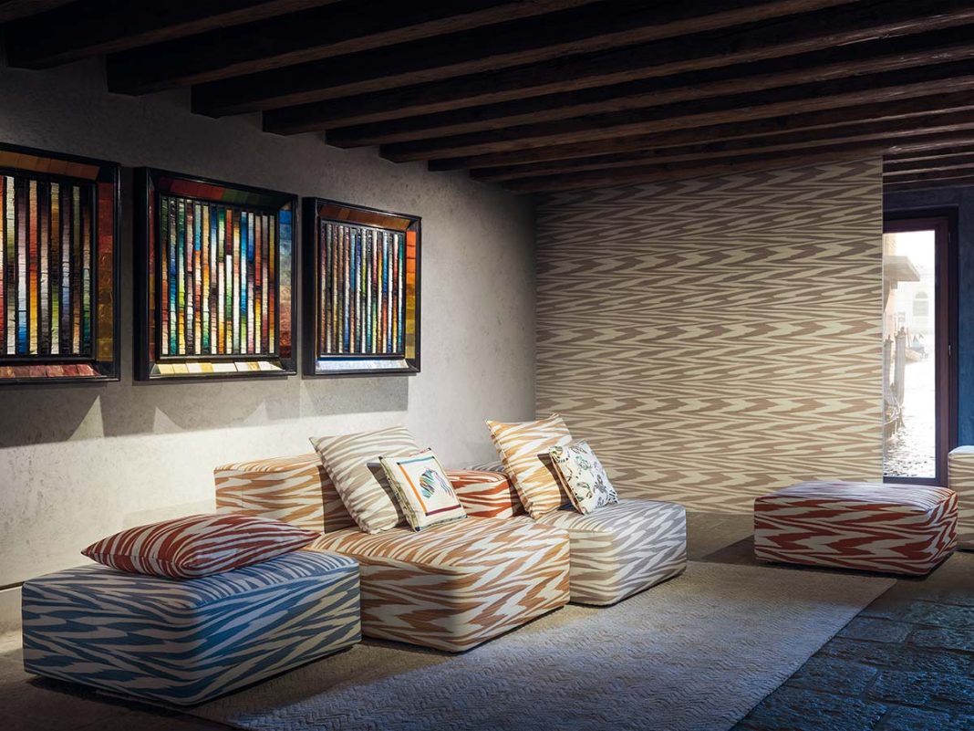 Flamed Zig Zag, MissoniHome Wallcoverings04 collection by Jannelli&Volpi