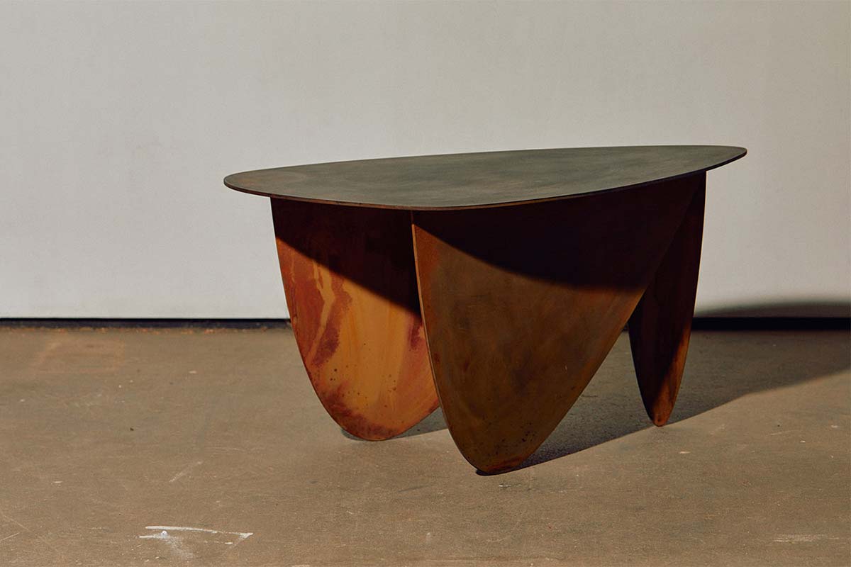 Smooth Table by Nicole Lawrence, 2022, Modern Times - Photo © Annika Kafcoulidis