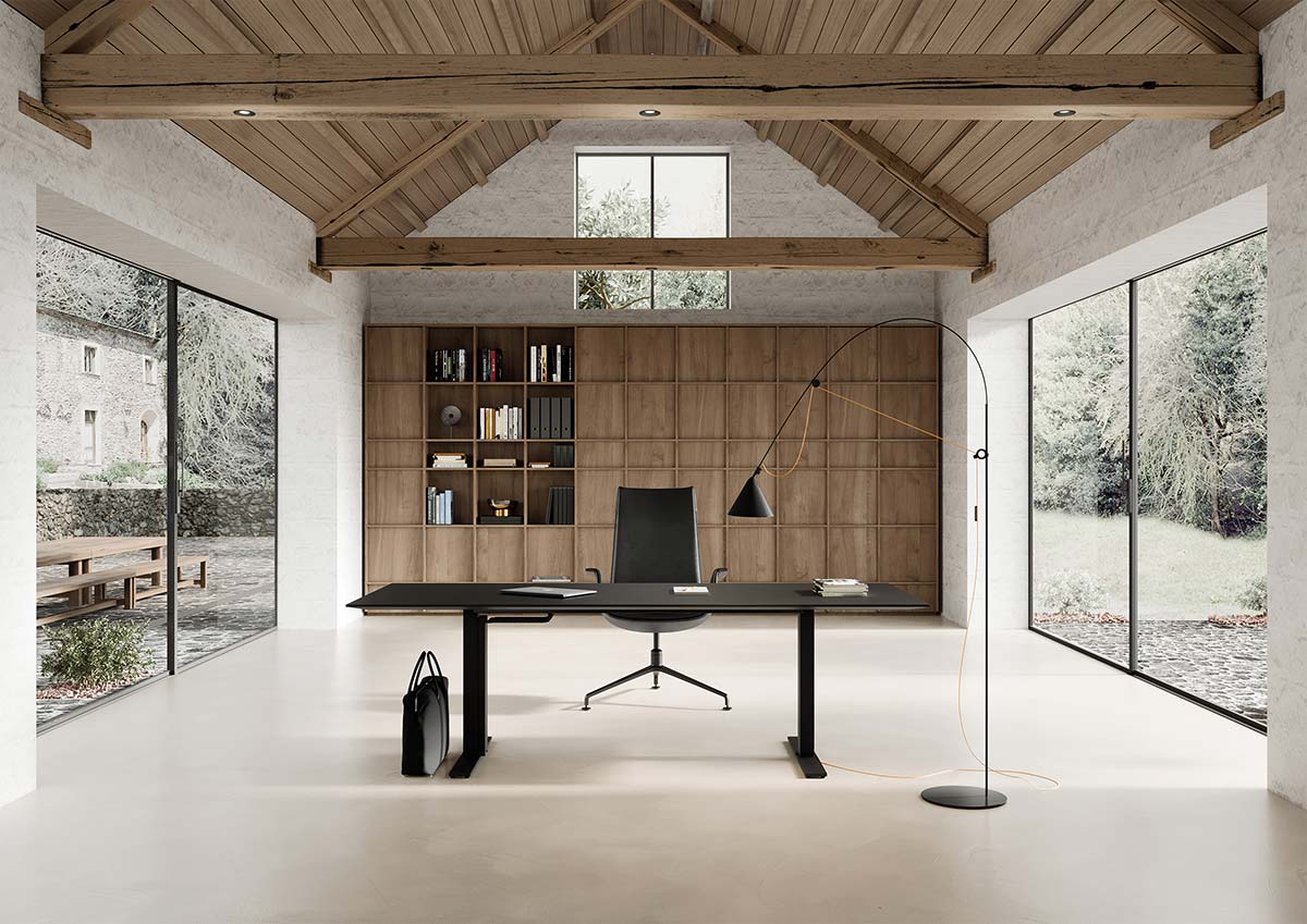 Mono-V Executive Desk by Walter Knoll, Design Wolfgang C. R. Mezger