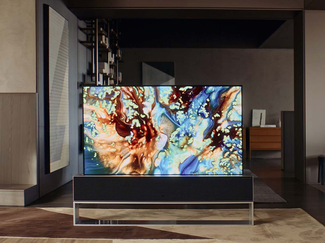 Rollable OLED TV by LG Signature
