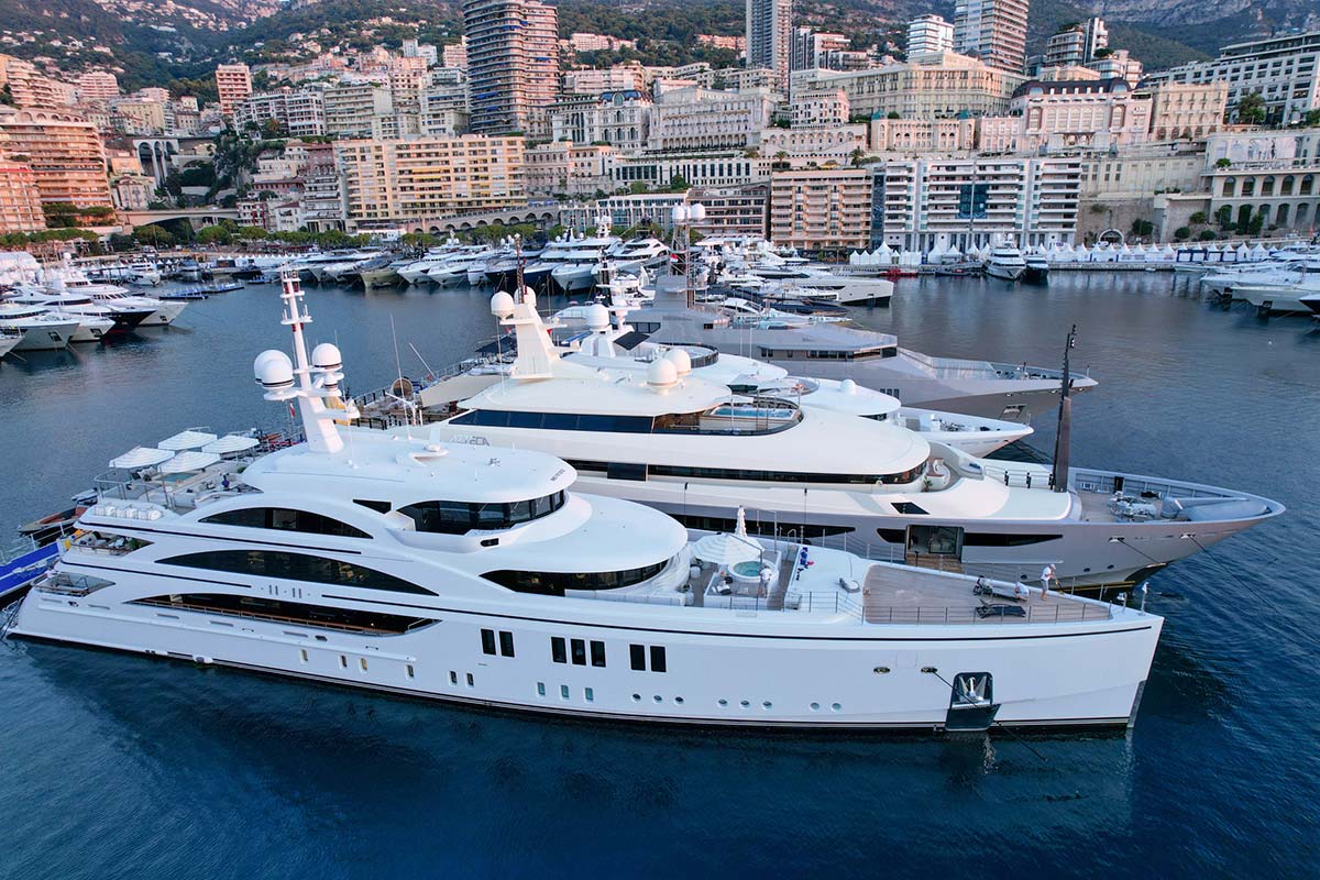 CharterWorld on X: Mega Yacht Symphony in Monaco 🔝💯💰⚓️ photo