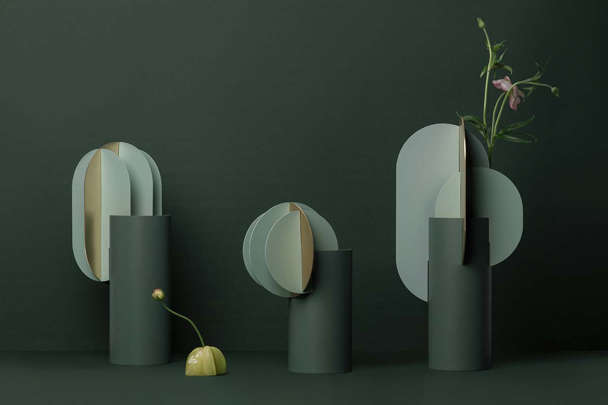 Gabo, Delaunay & Ekster vases by Noom, Design Kateryna Sokolova