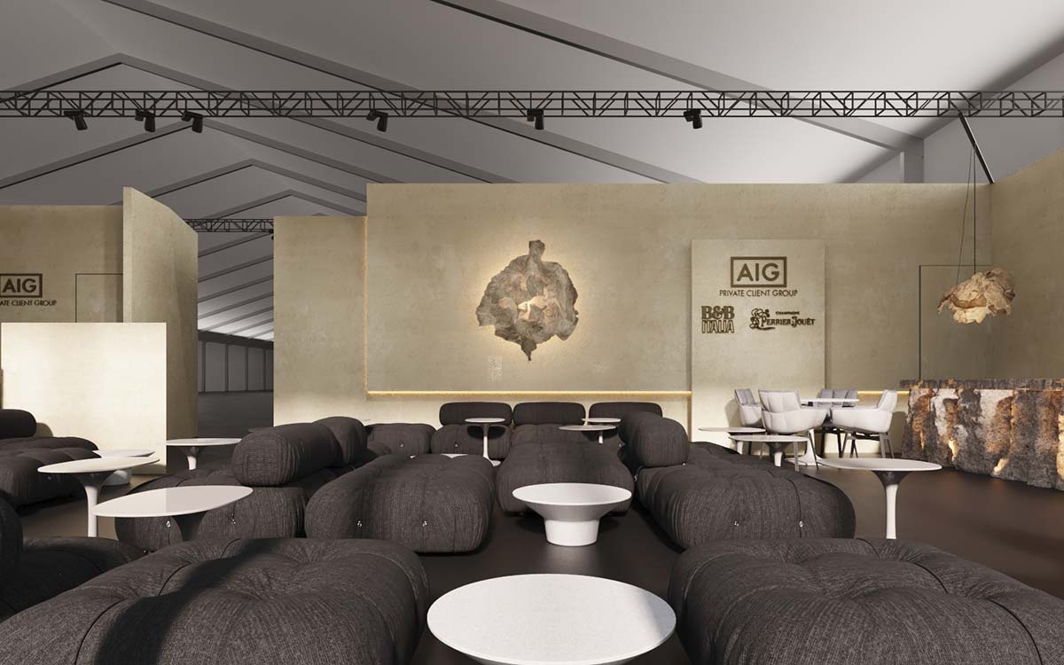 The Collectors Lounge by AIG Private Client Group, Design Alexis Cogul LLeonart and B&B Italia