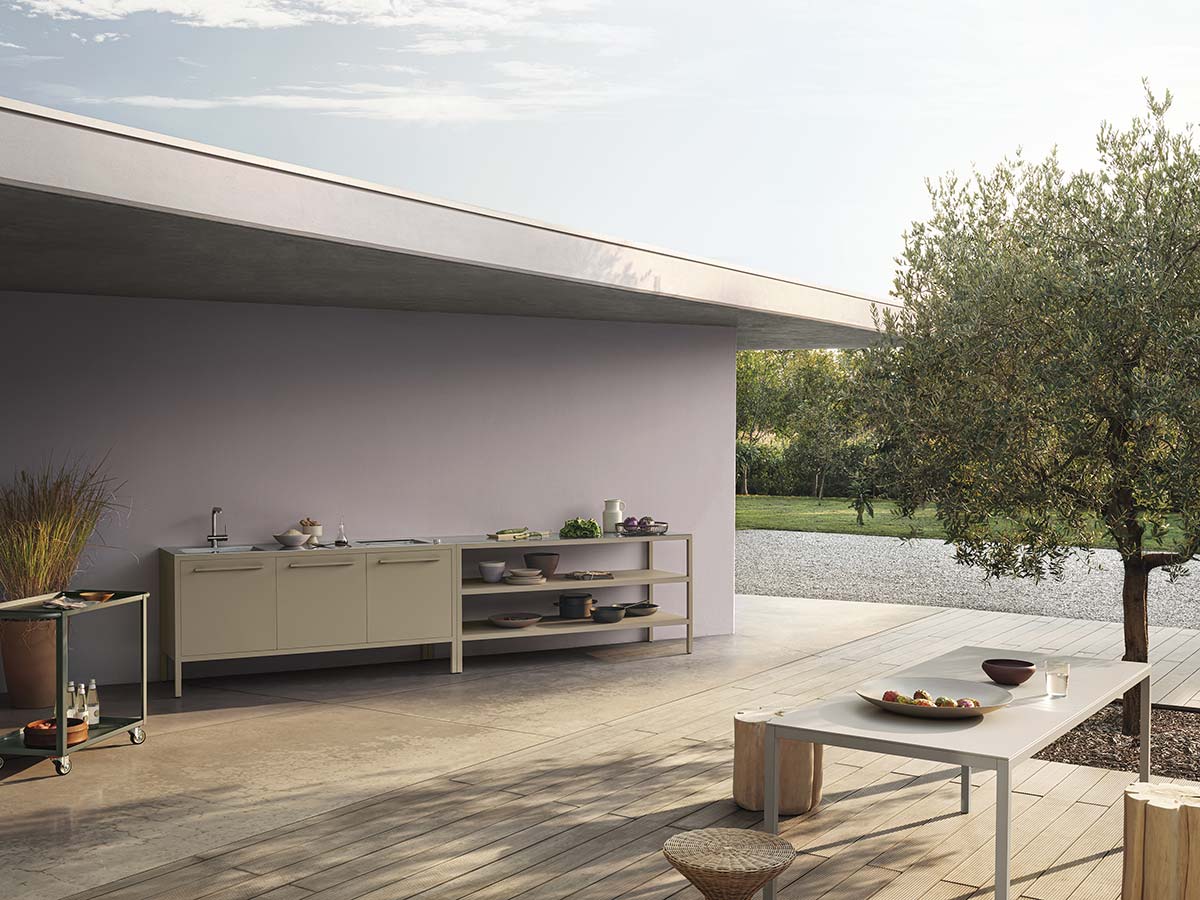 Frame Kitchen Outdoor by Fantin, Design Salvatore Indriolo