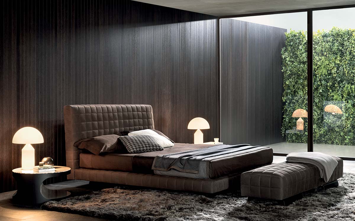 Twiggy Bed by Minotti, design Rodolfo Dordoni