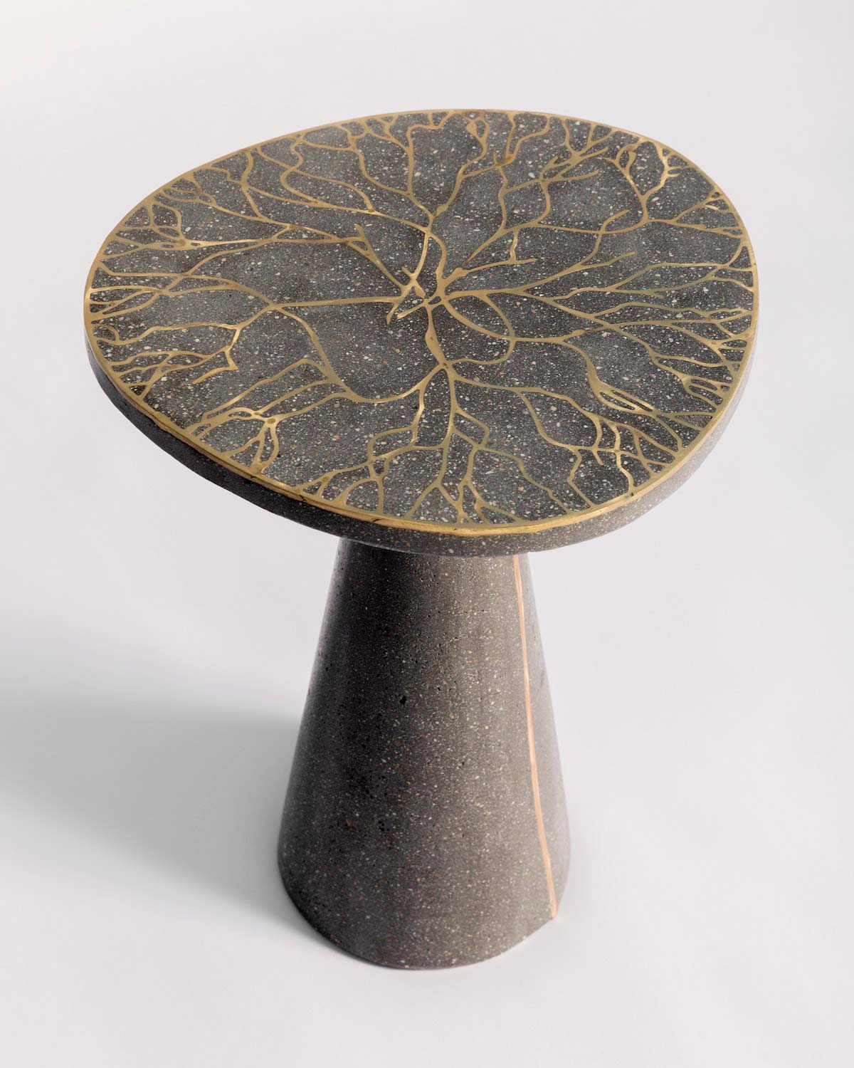 Exo Bronze Side table by James De Wulf