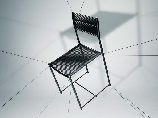Interpreting Something Else - Spaghetti chair by Alias, design Giandomenico Belotti - Photo © Alecio Ferrari - Set design by Studio Testo