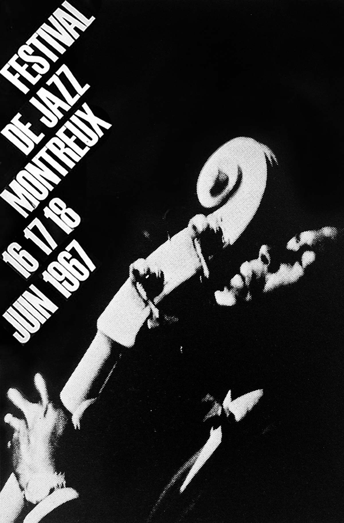 Festival de Jazz Montreaux poster by Armando Milani, 1967