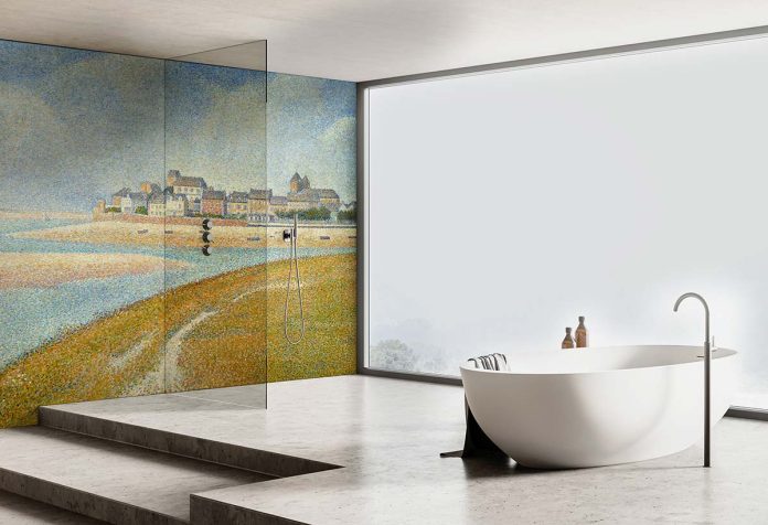 Vue de Le Crotoy by WallPepper®/Group, design Georges Seurat