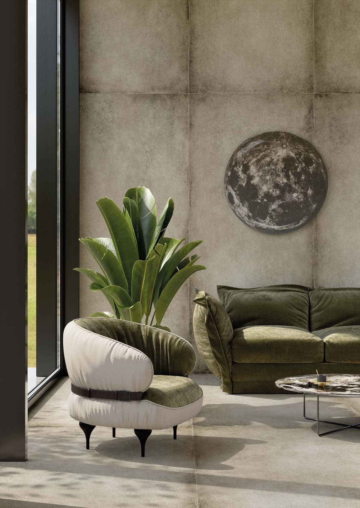Aged Concrete by Diesel Living with Iris Ceramica