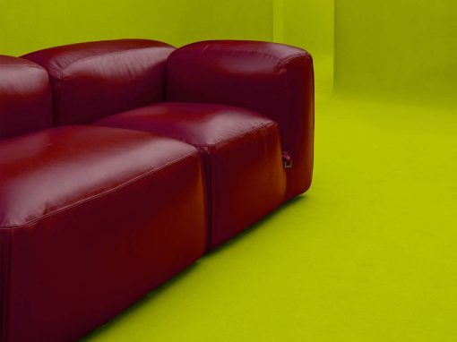 Gucci Design Ancora, “Le Mura” sofa by Tacchini, design Mario Bellini