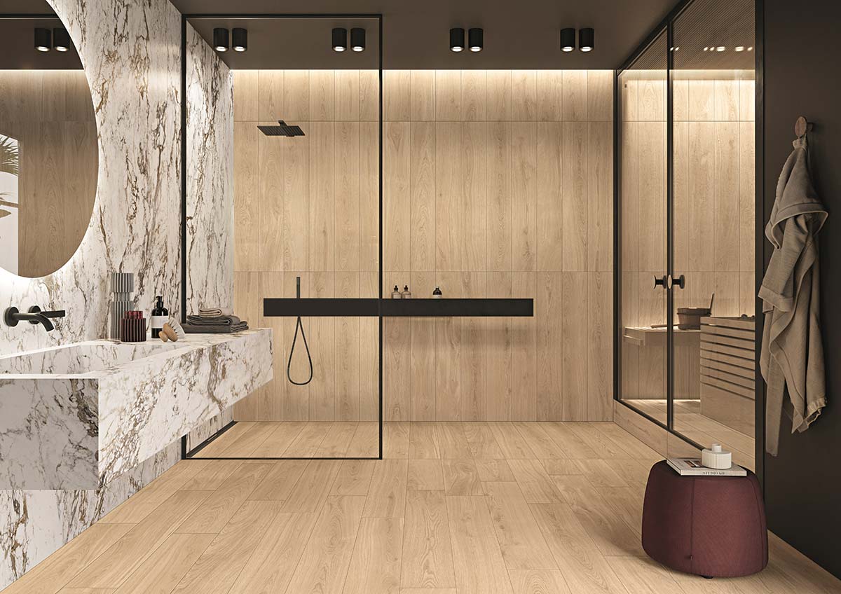 Lineo collection by Ceramiche Keope